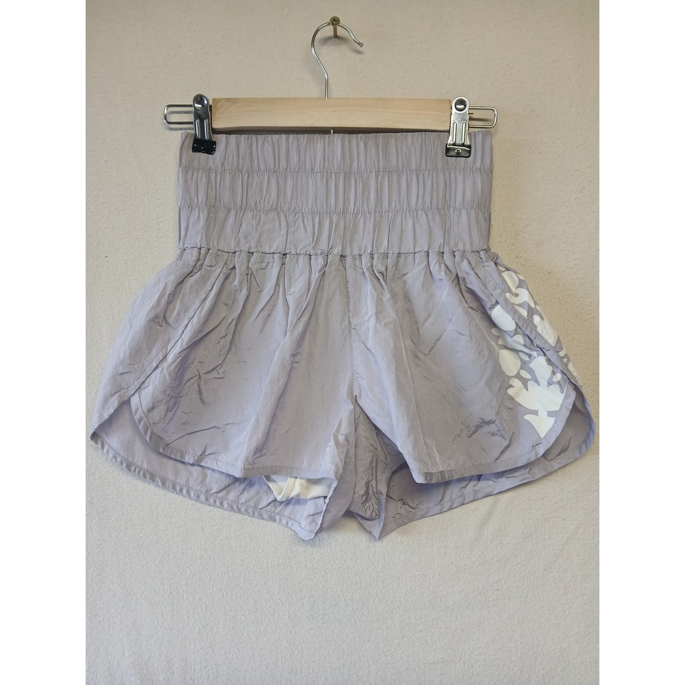 Free people movement the way home shorts lavender luned running high waisted